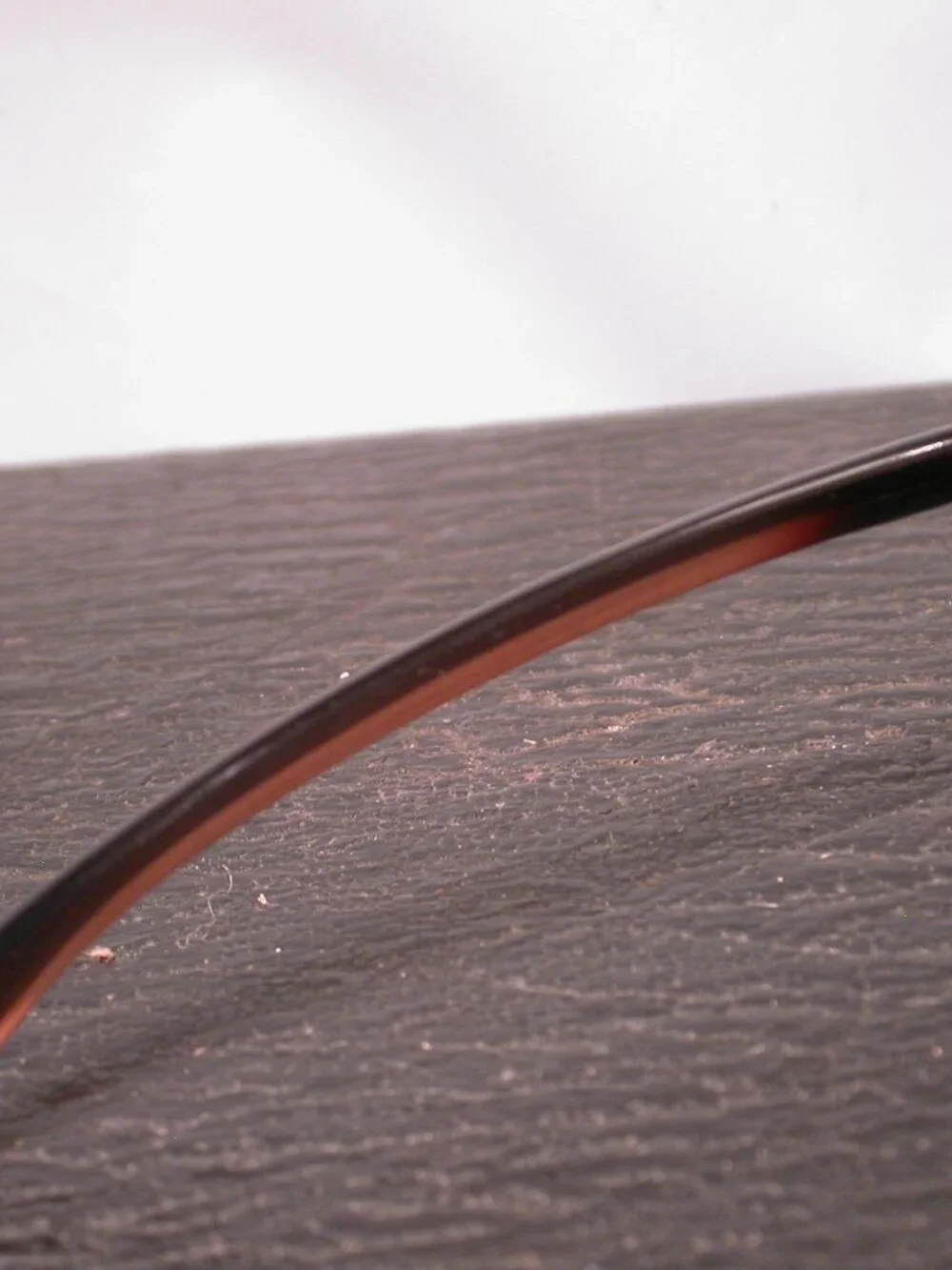 Tom Ford Amber Fade Clear Round Sunglasses Italy FRAME ONLY